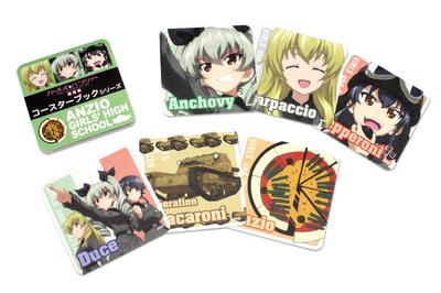 PLATZ Girls Panzer the Movie Coaster Book Anzio High School GPCB-2 &