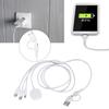 Type C USB to Double Type C+Micro USB+ Watch Charger Cable for Cellphone Tablet Watch Multi Charging Cable