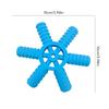 1Pcs BPA Free Silicone Teether Cartoon Sensory Chew Necklace Pendant Oral Motor Chewy Toy Therapy Tools for Kids