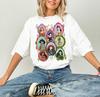 Princess Mirror Floral Portrait Tshirt Girl Trip Snow White Tiana Belle Tshirt Land Princess Girl