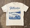 Yellowstone Nationalpark Bison Grafik Herren Kinder T-Shirt, Vintage Comfort Colors Wander-T-Shirt