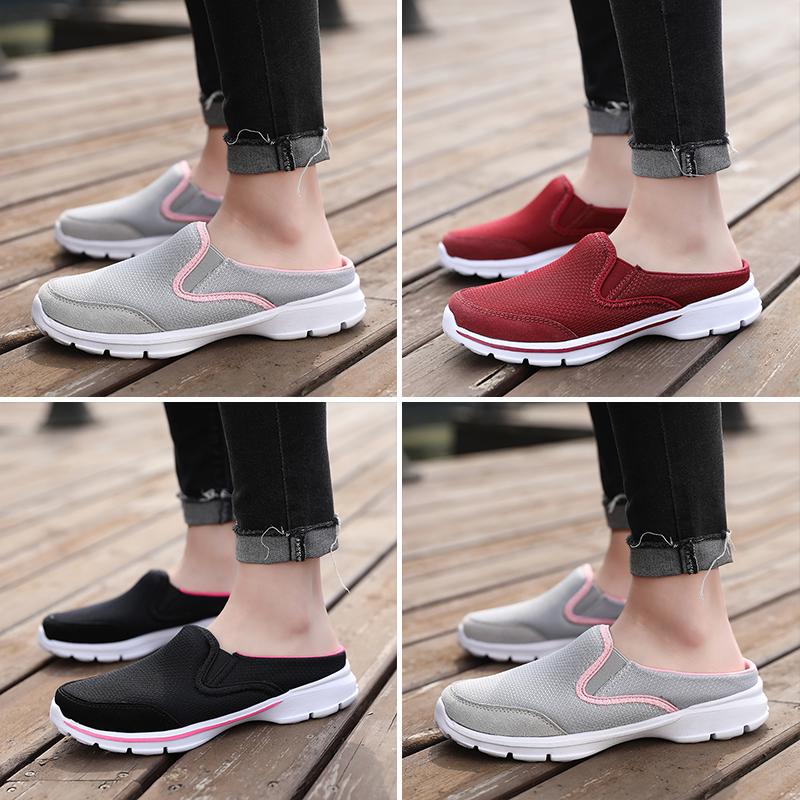 Women Slippers Summer Breathable Home Indoor Slippers Big 42 Thick Bottom Slides Fashion Walking Shoes Chanclas Hombre