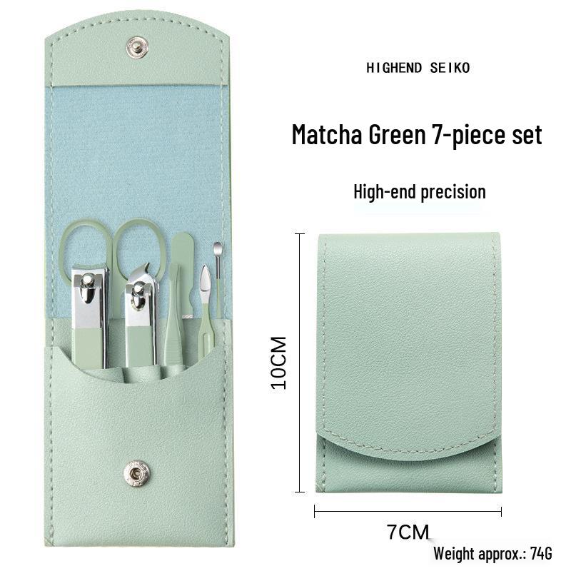 German Precision Stainless Steel Nail Clipper & Scissors Kit for Manicure & Pedicure