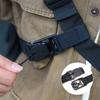 Borsa a Spalla Fissa Ausiliaria a Tre Punti Cinturino Antiscivolo Zaino a Rilascio Rapido Cinturino Stabilizzatore Borsa da Petto Cinturino Fisso