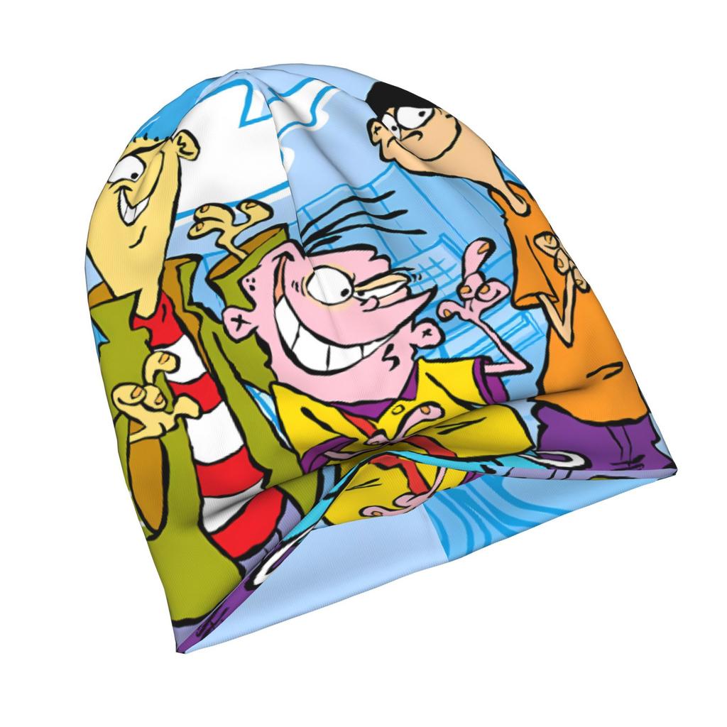 2D Flat Printing Classic Cartoon Pattern Modern Adult Beanie Designed to with Laid-Back Street Style Or Elevate Easy Outfits with Understated Edge