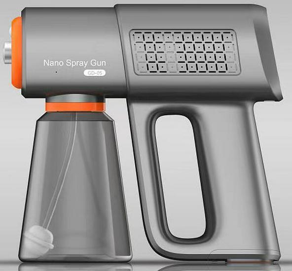 

Опрыскиватель K5: Улучшенный нано-распылитель с заменяемой батареей и синим светом для дезинфекции чёрный