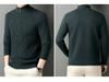 Men's High-End Half-Zip Winter Sweater - Thickened, Warm, Business Casual Pullover Knitwear