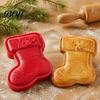 Festive Pattern Embosser Christmas Mini Pie Mold, Plastic Hand Press Pastry Durable Decorative Bakeware for Pastries Cookies And Fondant Maker Set