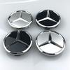 4 peças 60mm Preto Prata Tampa de Roda de Carro Emblema Logotipo Capa Para Mercedes Benz W176 W177 W204 W205 W212 W213 W206 X156 X253 W117 W166