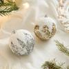 Colorful Foam Sequin Christmas Balls 8cm Christmas Tree Ornaments  New Year Gifts