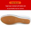 Damen Keilabsatz Pflegeschuhe - Old Beijing Stoff Kosmetikerin Arbeitsschuhe mit Innensohle und Sehnensohle