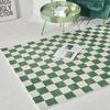 Fashion Retro Checkerboard Pashmina Thickened carpets for Living Room Bedroom Soft Fluffy Bedside mats Plush Large area rugs