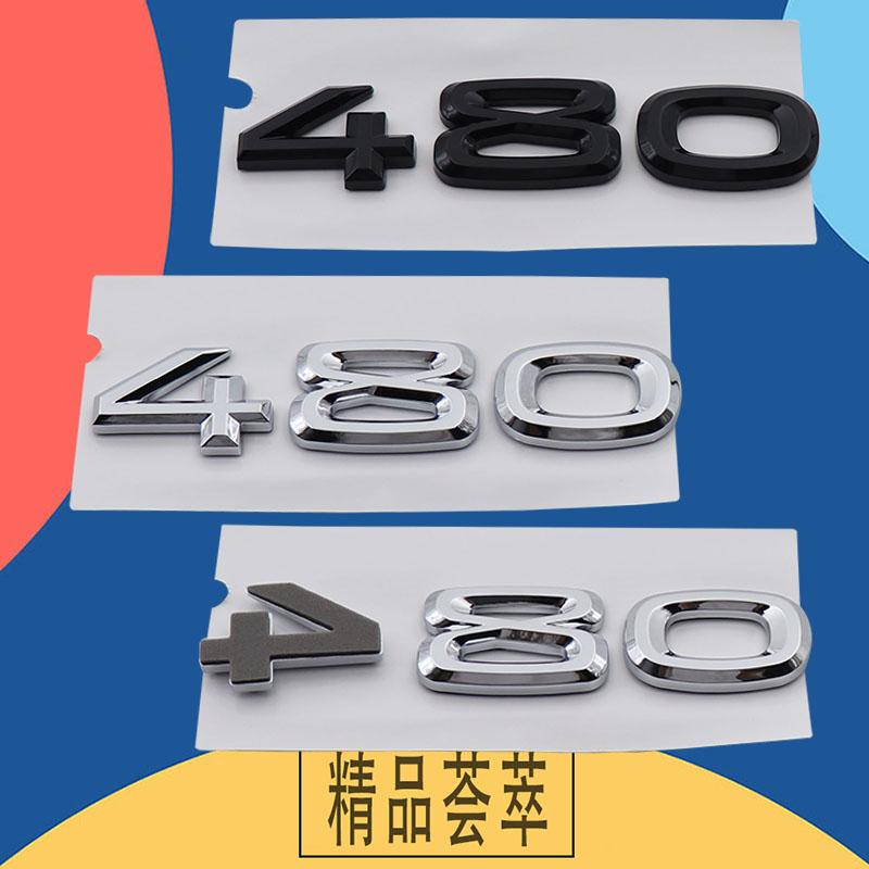 3D Premium ABS 480 for Car Fender Trunk Rear Bonnet Decal Emblem Badge Sticker