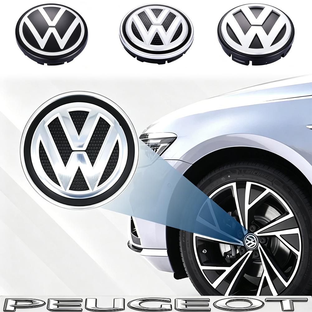 4pcs Wheel Center Hub Caps 56mm 65mm Wheel Cover For VW Golf Tiguan T-Roc Polo Passat ID.4 T-Cross ID.3 Taigo ID.7 Atlas Beetle