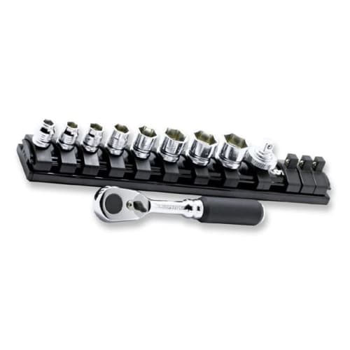 Kohken Z-EAL 2285ZE(G72) 1/4" (6.35mm) Square Socket Set, 10 Pieces