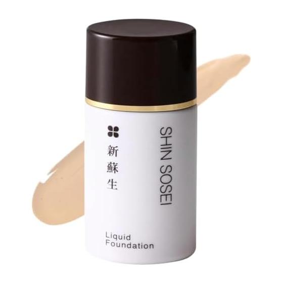 [Additive-free/Oil-free] New Revival Liquid Foundation 25ml Fermented Rice Bran Removes with soap Sensitive skin No cleansing required Moisturizing