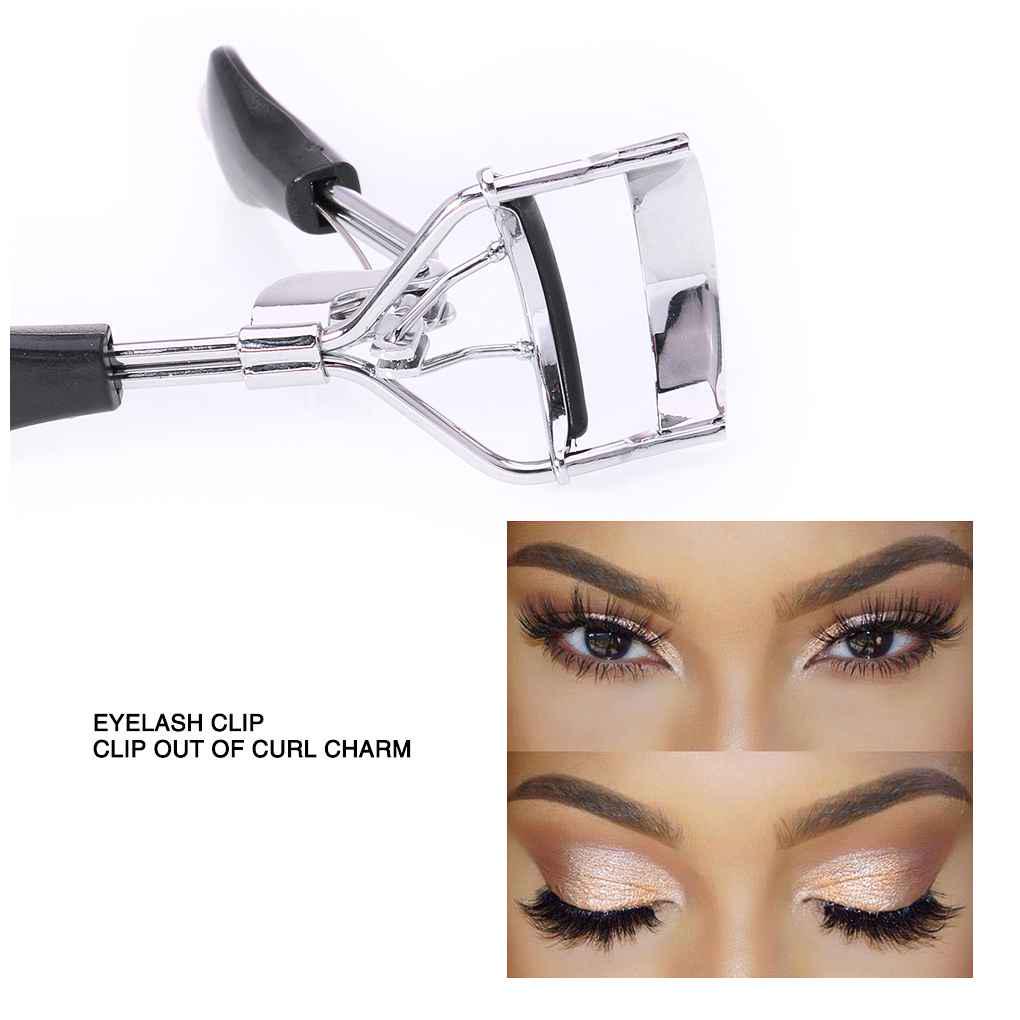 2 Colors Black Silvery Eyelash Curler Eyelashes Cliper for Natural Curling Beauty Product Tools