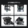 Upgraded SmallRig Tripod Video Fluid Head with Detachable Pitch and Horizontal Leveling Base Angle Quick Release Lightweight Aluminum Alloy Up to 4kg