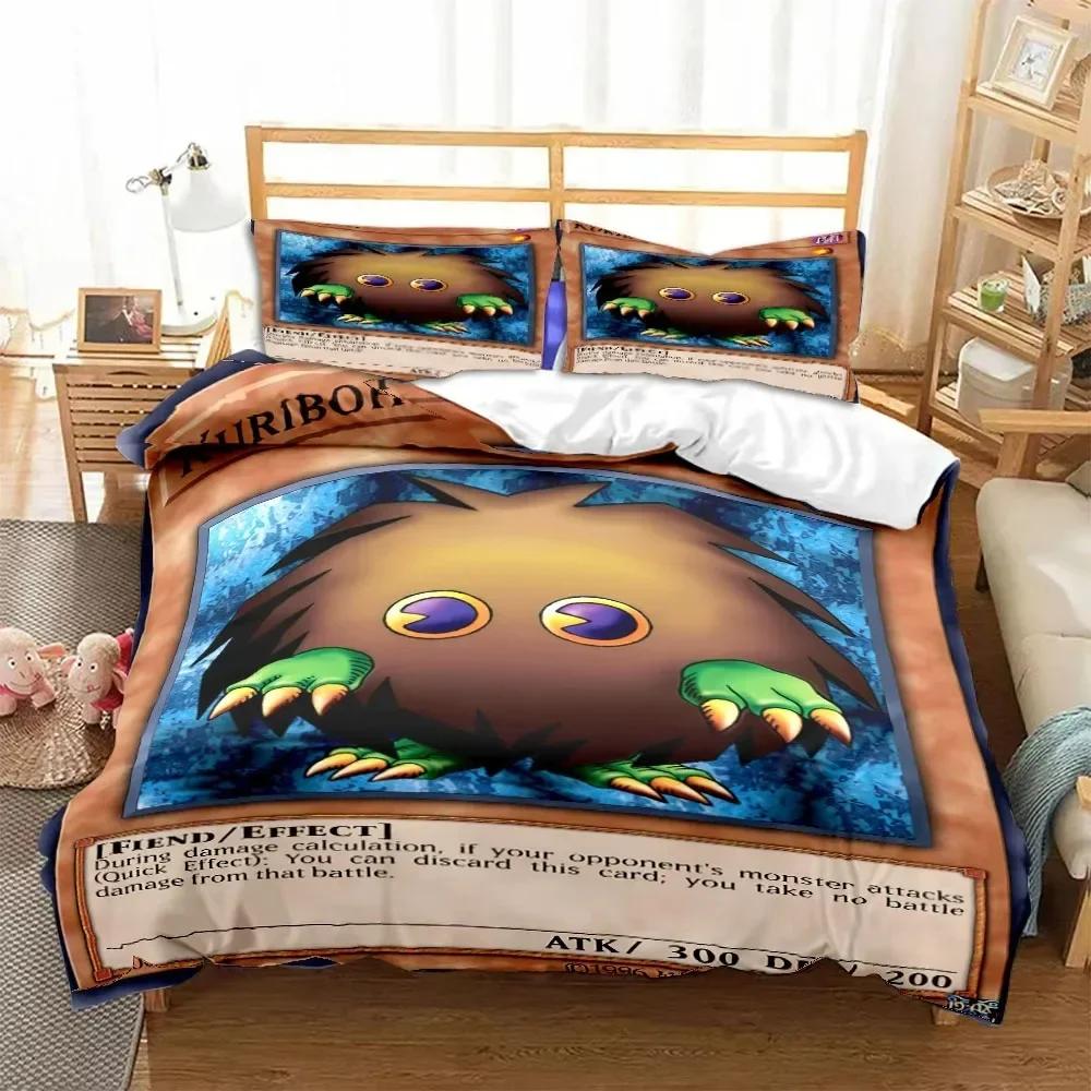 

Anime Yu Gi Oh Card Blue Eyes White Dragon Cartoon Bedding Set Single Twin Double Queen King Cal King Size Bed Linen Set 70x133cm