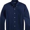Polo Ralph Lauren SS23 Solid Color Long Sleeve Button Down Shirt With Pony Embroidery Men Shirts Dark-Blue MNPOWOV16821511-410