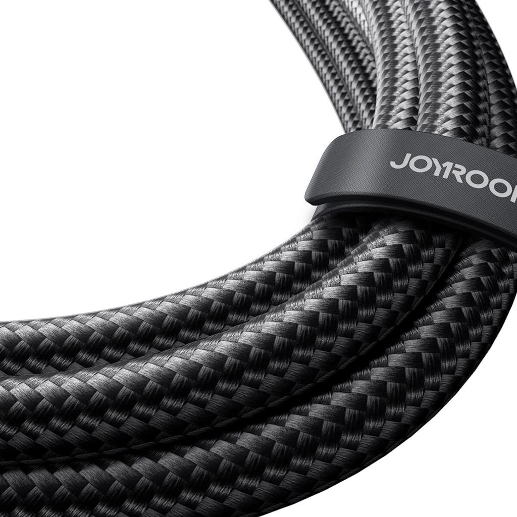 Kabel Joyroom Speedy Series S-A21 2W1 Usb-C - Usb-C / Lightning 100W 1.5M - Czarny