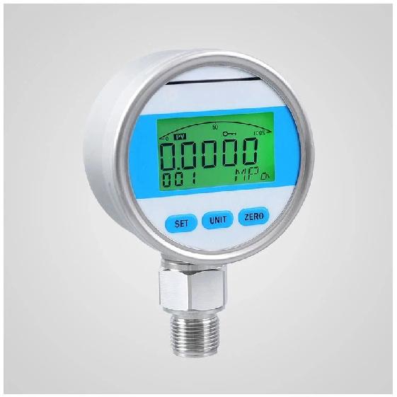 YBS80A Digital Pressure Gauge Pressure Transmitter 4-20mA RS485 M20x1.5 for Water Pump Hydraulic Level Monitoring