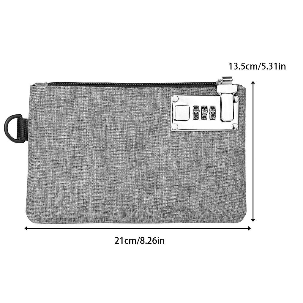 OxfordCloth Portable Wallet With Password Lock For Enhanced Privacy Anti-theft Portable Wallet Purse