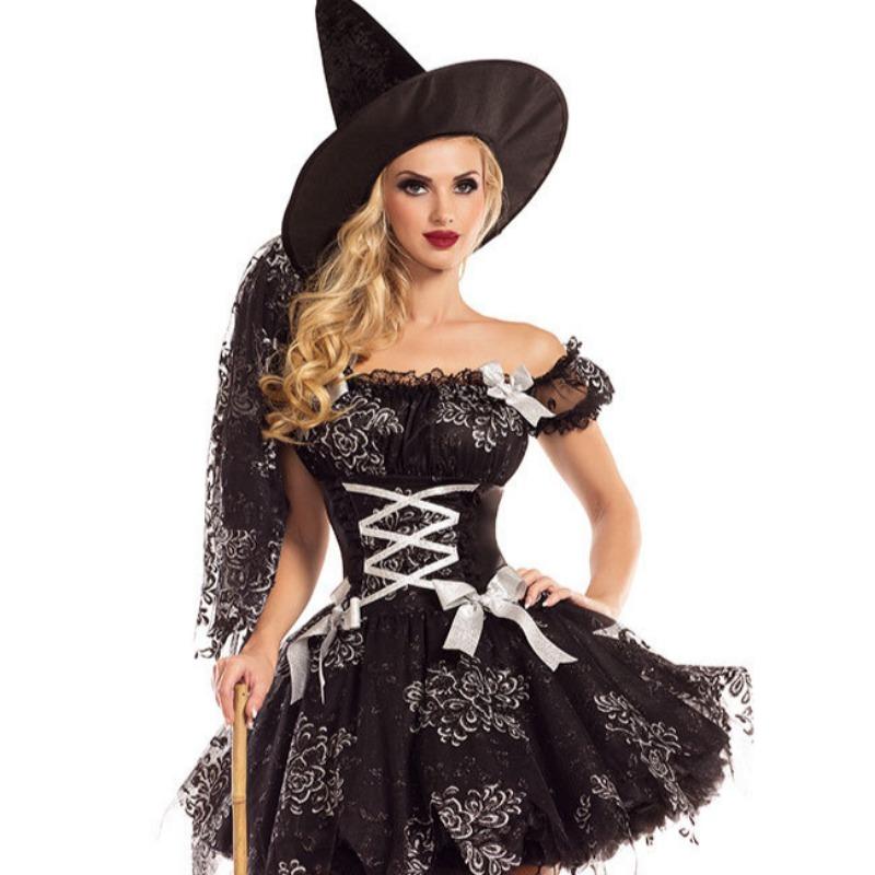 New Halloween Peach Heart Queen Costume Witch Witch Uniform Cosplay Costume