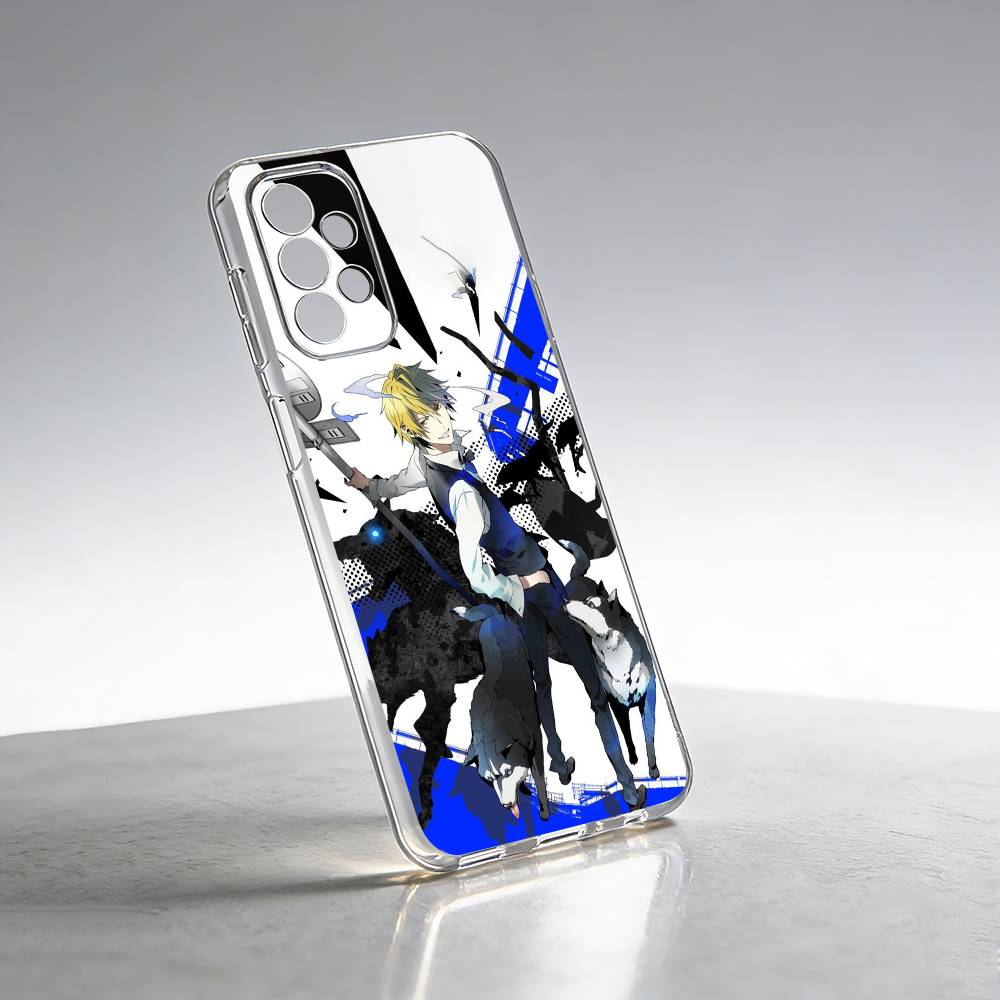 Anime DuRaRaRa Shizuo-O Heiwajima Phone Case Transparent Silicone Soft For Samsung S25,S24,S21,S22,S23,S30,Ultra,S20,Plus,Fe