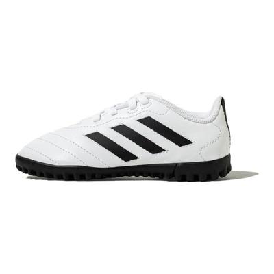 GOLETTO 8 Cushioning, Wear Resistant Low Top Kids' Soccer Shoes White Black Kids' Sneakers HQ4485