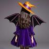 Halloween Bat Wing Bat Costume Accessory for Girl Kid Halloween Wing Costume Accessories for Birthday Cosplay Role Play