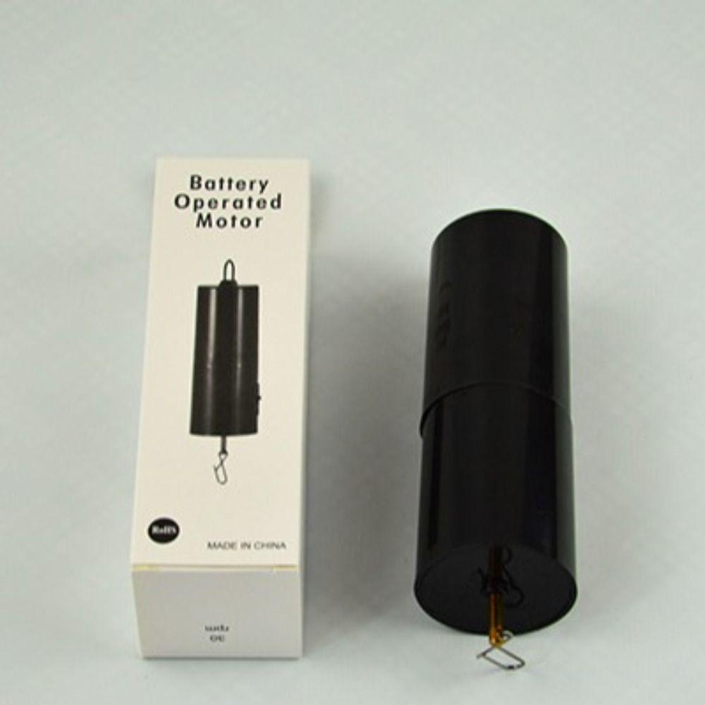 Outdoors Black Battery Powered Wind Spinner Hanging Garden Battery-driven Motor Durable Rotating Wind Chimes