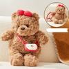 And Cute Soft Bear Stuffed Animal Plush Toy With Rose Velvet Children For