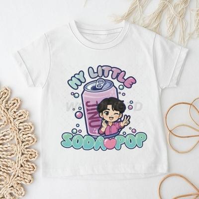 Kpop Demon Hunters Jinu T-shirts Girls Boys Summer Lovely Short Sleeve Casual Tops My Little Soda Pop Tshirt Children's Clothing