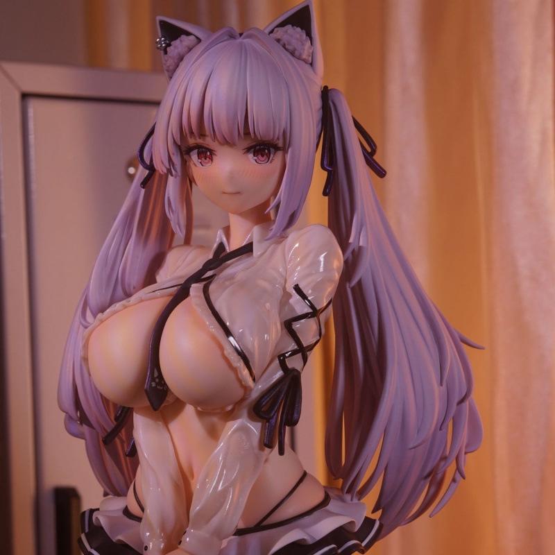 Alvina beautiful girl animation peripheral figures, ornaments scene table statue model gift