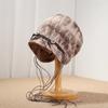 Ethnic style Northwest Sichuan West Tourism Pile Hat Children Tie-dye atmosphere Big head circumference Versatile Baotou cold hat