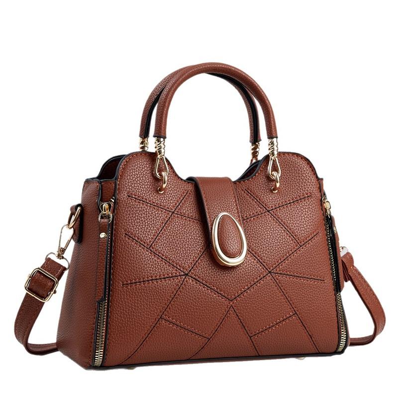 Exquisite Embroidery Premium Texture Handbag For Ladies, Multi-purpose Top Handle Shoulder Crossbody Daily Bag