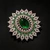 High-end Court-style Oval Brooch and Corsage, Luxurious and Elegant Brooch, Exquisite Suit Accessories