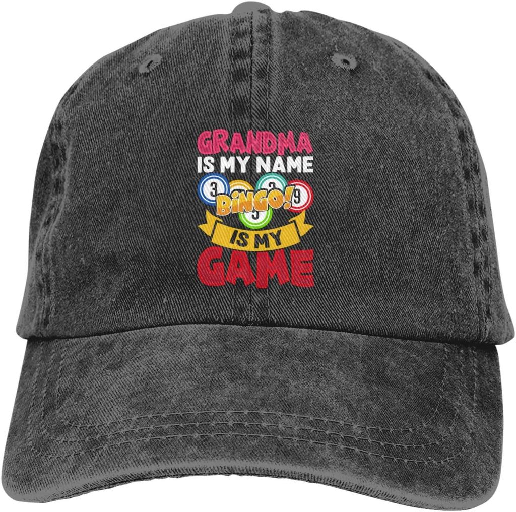 Galna Bingo Människor Basebollkeps Golf Pappahatt Justerbar Original Klassisk Lågprofil Keps Herr Dam
