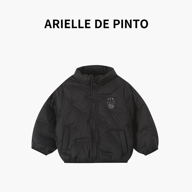 French Arielle De Pinto Men s and Women s down Jackets, Winter Lightweight Fashionable Warm Cotton Jackets Black 110