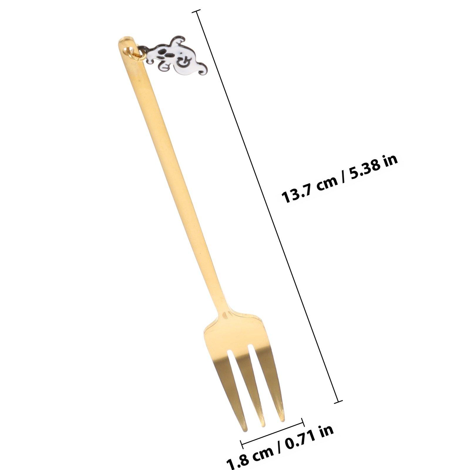 

4Pcs Halloween Pumpkin Dessert Spoons Stainless Steel Coffee Mixing Spoons Ice Cream Cake Serving Tableware for Party Home
