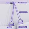 Separable Pedal Ankle Puller Resistance Band with Handle Elastic Yoga Sit-up Pull Rope Men Women Pedal Tensioner Exerciser Workout Equipment