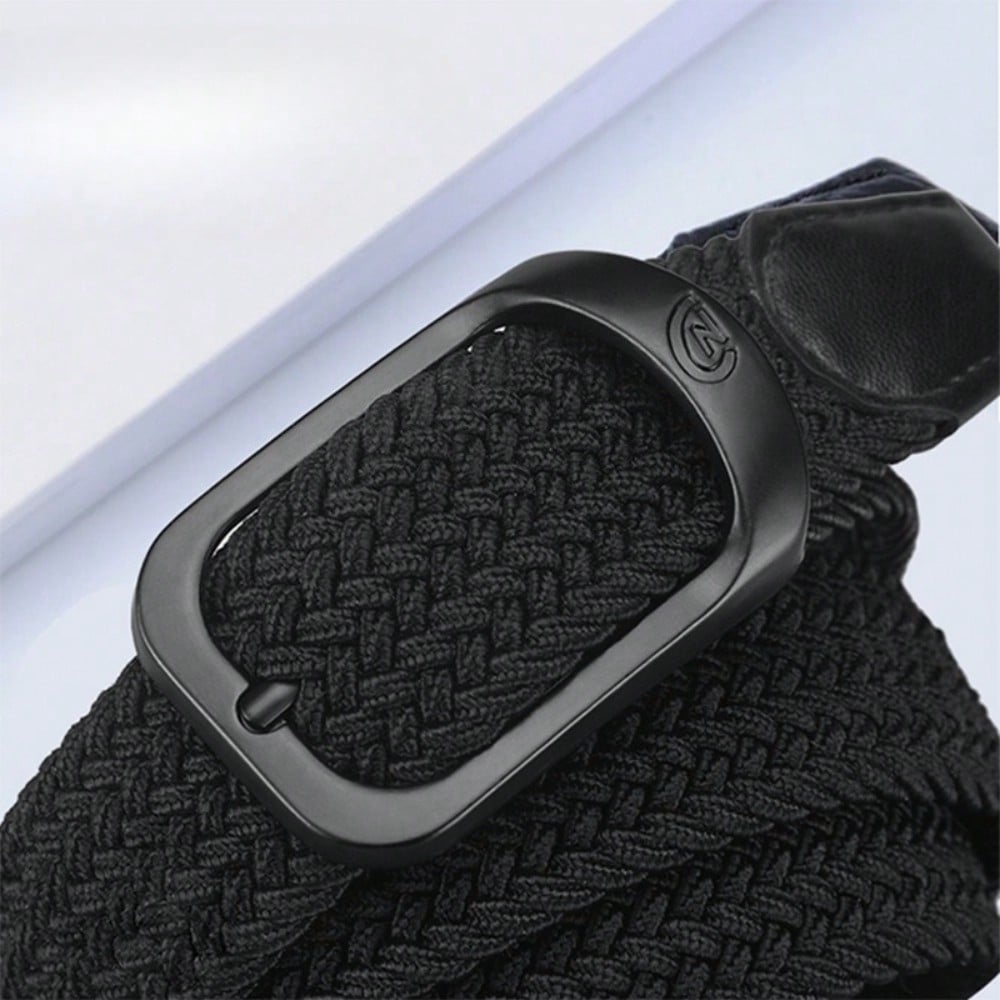 Men's and Women's Woven Belts Elastic Women's Korean Version Versatile Student Belts