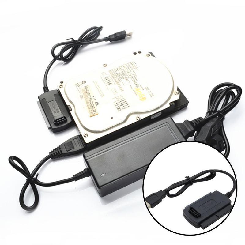 Drive Cables & Adapters 3 In 1 Usb 2.0 Cable Adapter To 2.53.55.25Inch Sata Ide High Speed 480Mbs Adapters