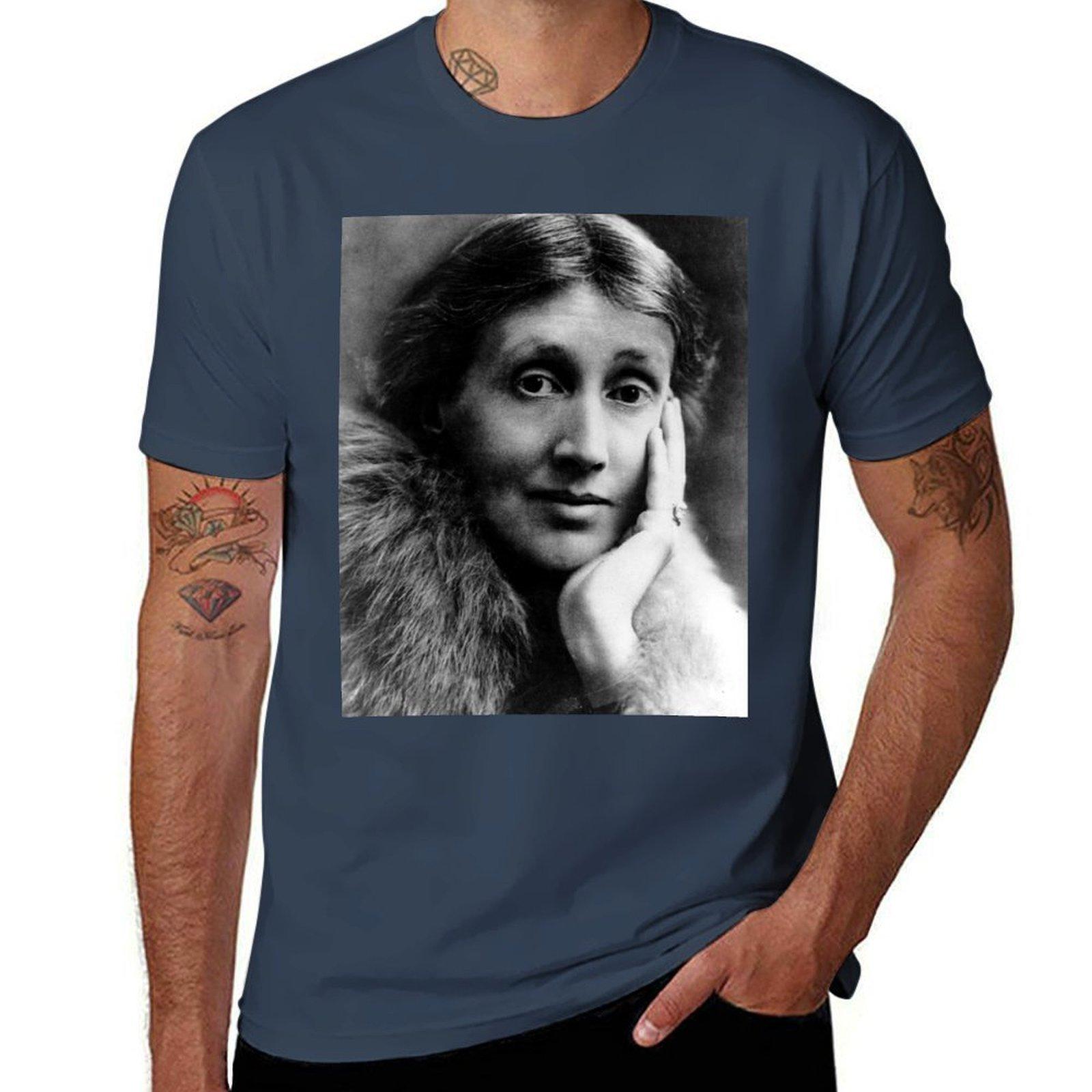 Novelist Virginia Woolf Tshirt Dry Fit Running Short Sleeve Top S