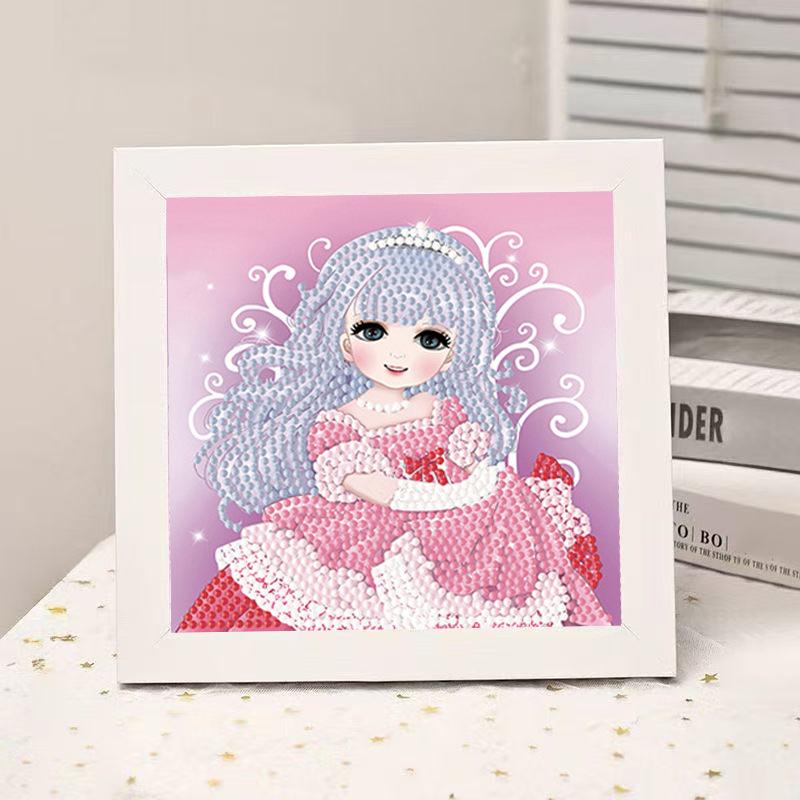 High-End Diamond Painting Diy Van Gogh Starry Sky Cat Creative Handmade Toy Table Decoration Diamond Painting With Frame