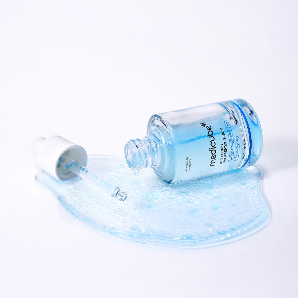 Medicube Hyaluronic Multi Peptide Moisture Ampoule 30ml - Hydration Firming Anti Aging Peptide, Korean