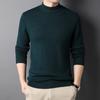 Herbst und Winter Herren Neuer Pullover Herren Einfarbig Dünnes Einfarbiges Unterhemd Jugendlicher Warmer Pullover Herren Strickpullover