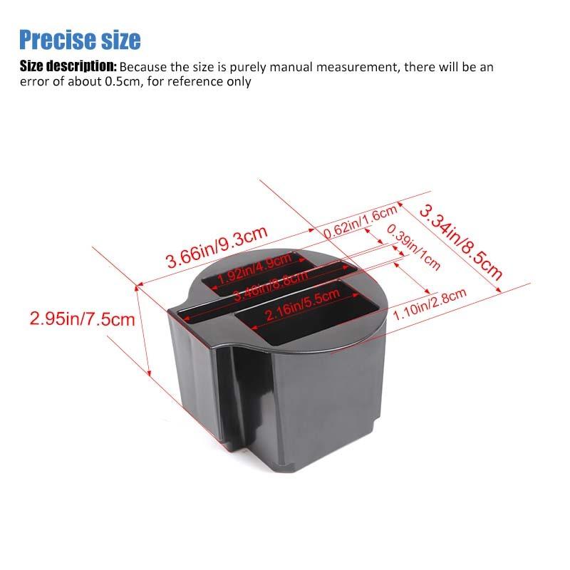 Fit For Jeep Grand Cherokee 2011-2020 Cup Holder Storage Box Organizer Container Stowing Tidying Accessories
