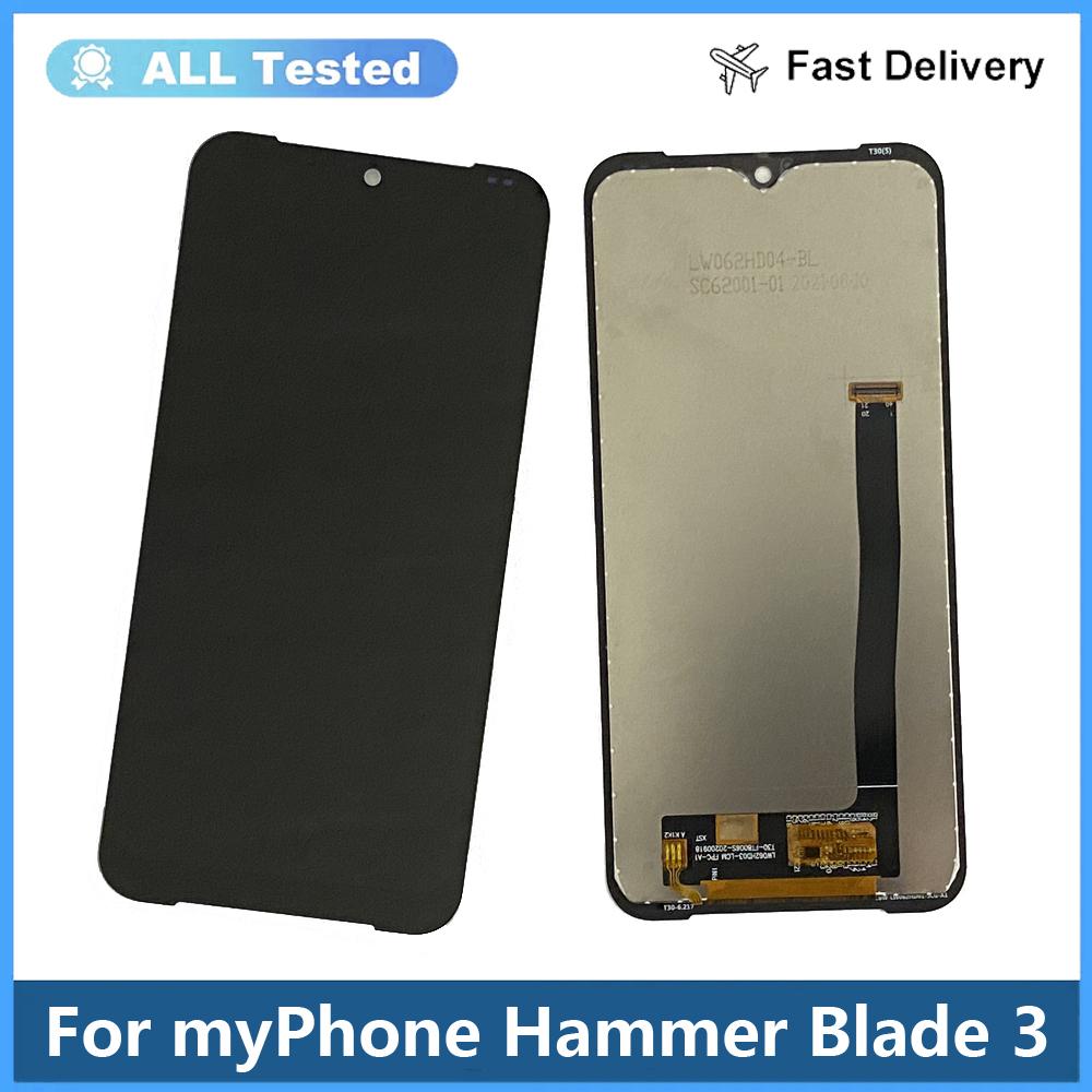 

LCD Screen and Digitizer Full Assembly For myPhone Hammer Blade 3